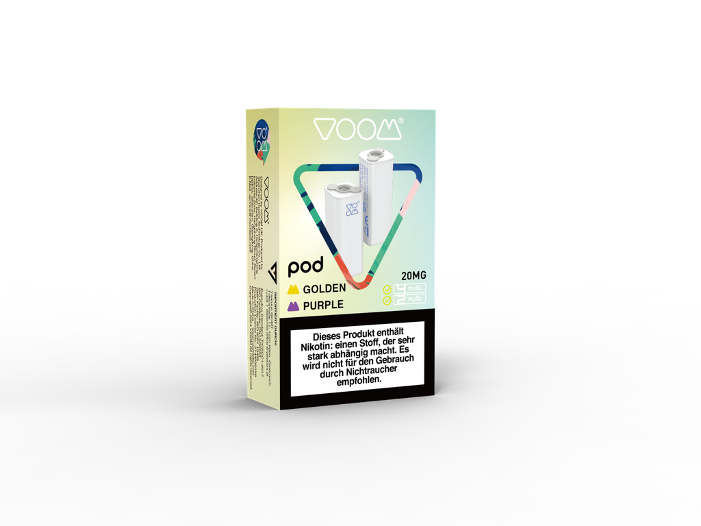 VOOM Multi Pod Golden+Purple 20mg | Teamension